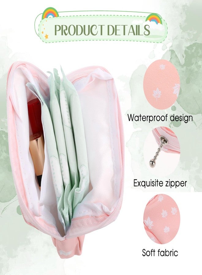 Jeffdad حقيبة تخزين فوط صحية من جيفداد، 3 قطع، حقائب فوط صحية قابلة لإعادة الاستخدام، حقائب فوط صحية نسائية، حقائب منتجات نسائية، حقيبة أدوات الدورة الشهرية (النوع الثاني) - Image 2